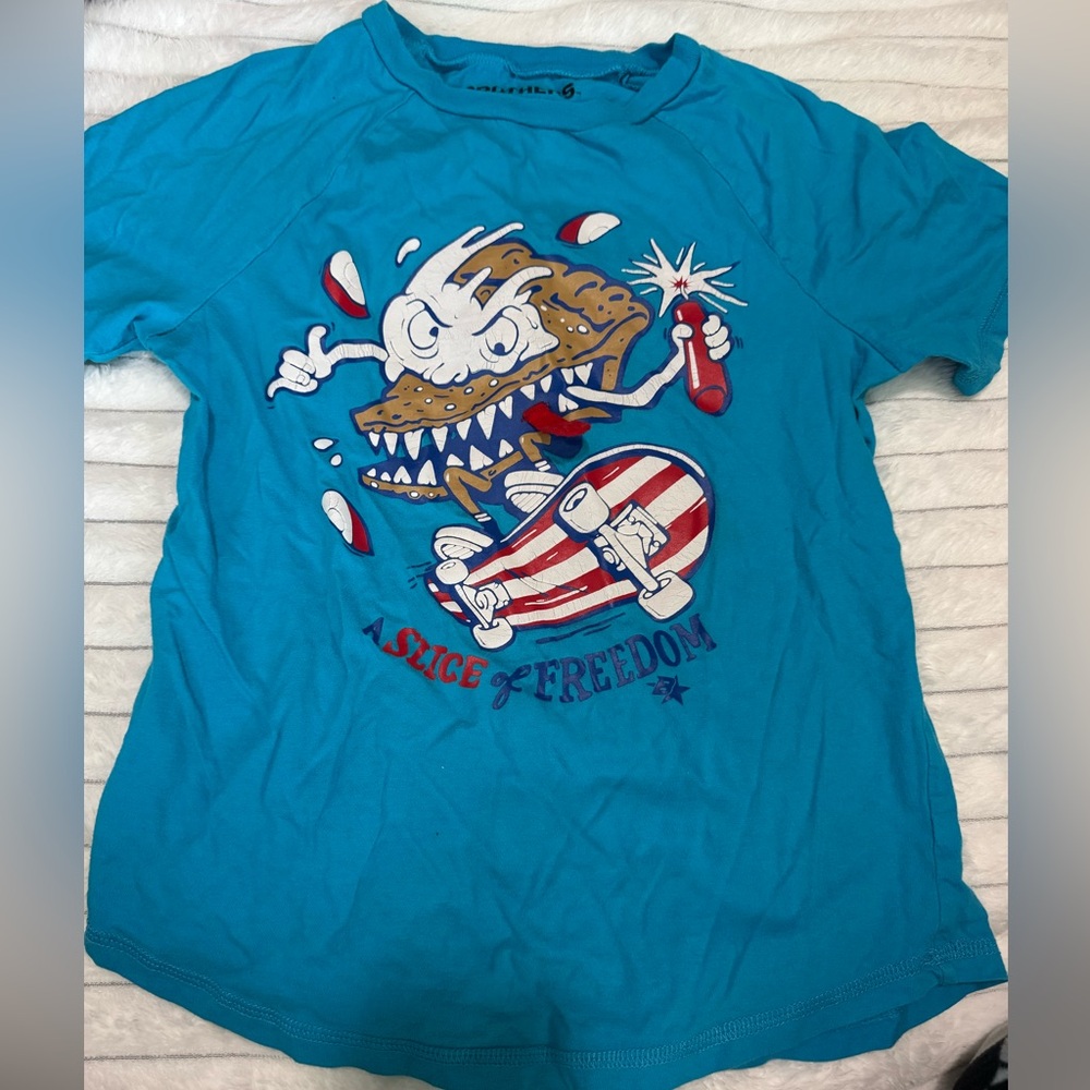 Brother Blue Monster Skateboard Tee
